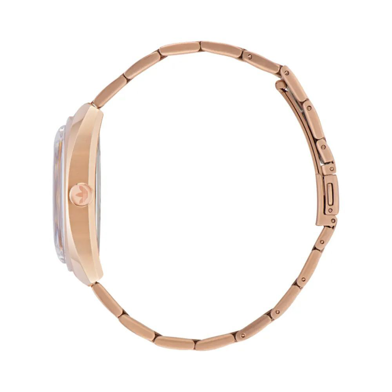 Multicolor stainless steel dress watch-null