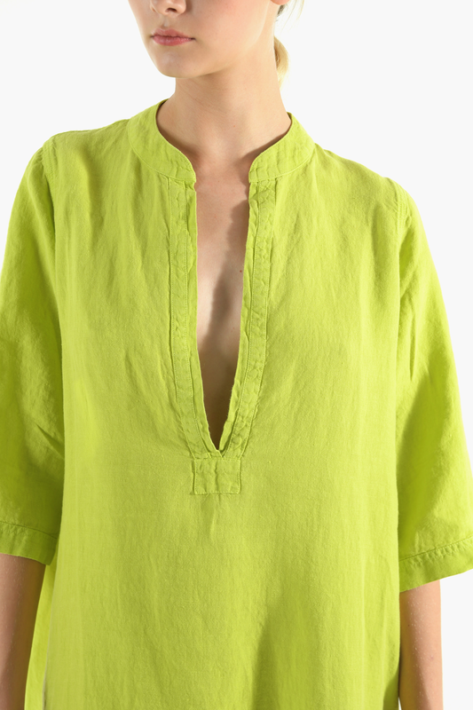 Jasmine linen dress image number null
