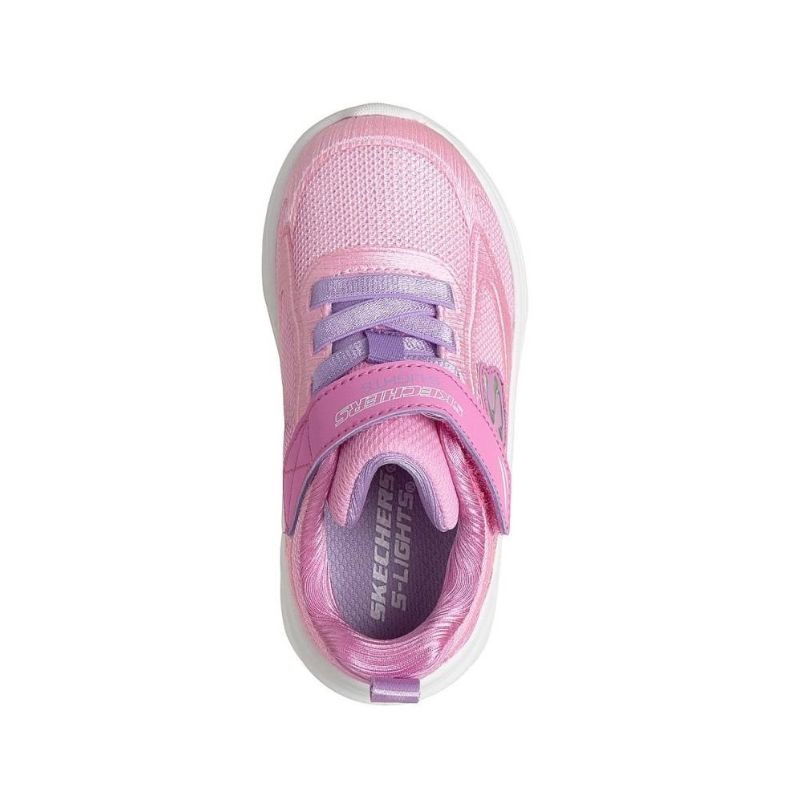 Skechers infant lighted bungee  strap sneaker-null