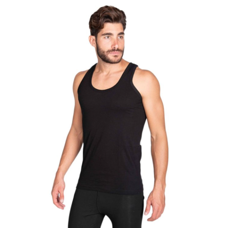 Jokerts mens sleeveless shirt with stripe #2110 image number null