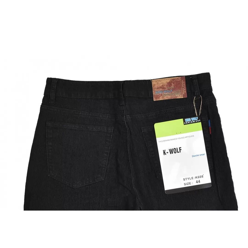 Mens jean pants classic elastic #k788 image number null
