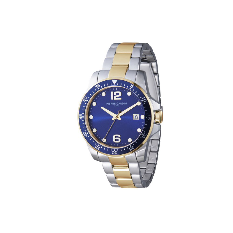 Multicolor stainless steel dress watch-null