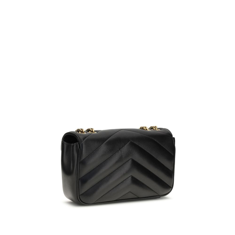 Black lamb ovis aries aries shoulder bag-null