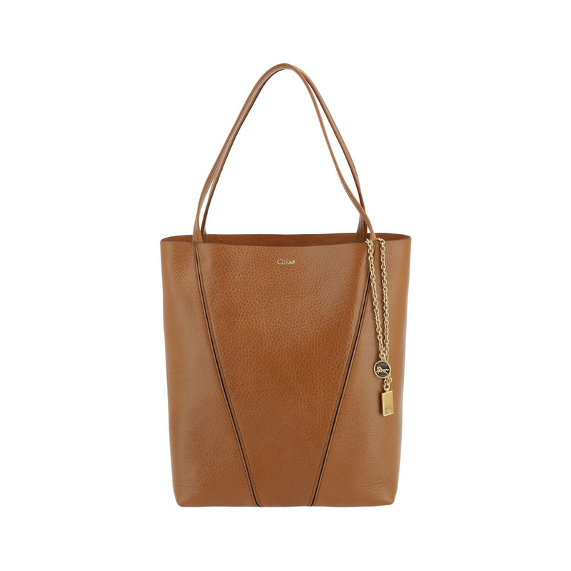 Brown calf leather bos taurus shoulder bag-null