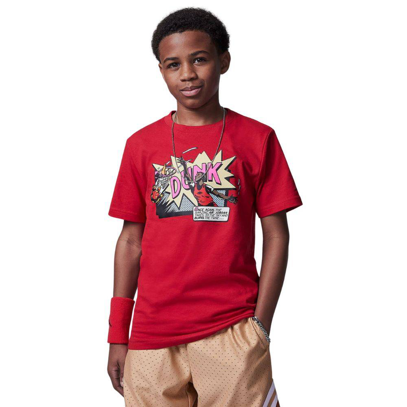 Boys Air comics dunk short sleeve-null