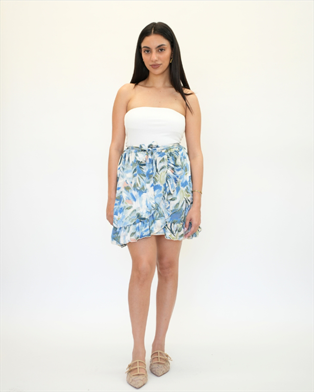 Floral mini skirt 6403-null