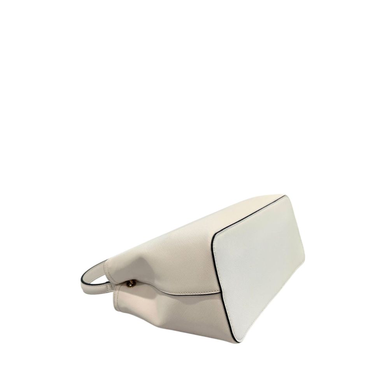 White pu women handbag-null