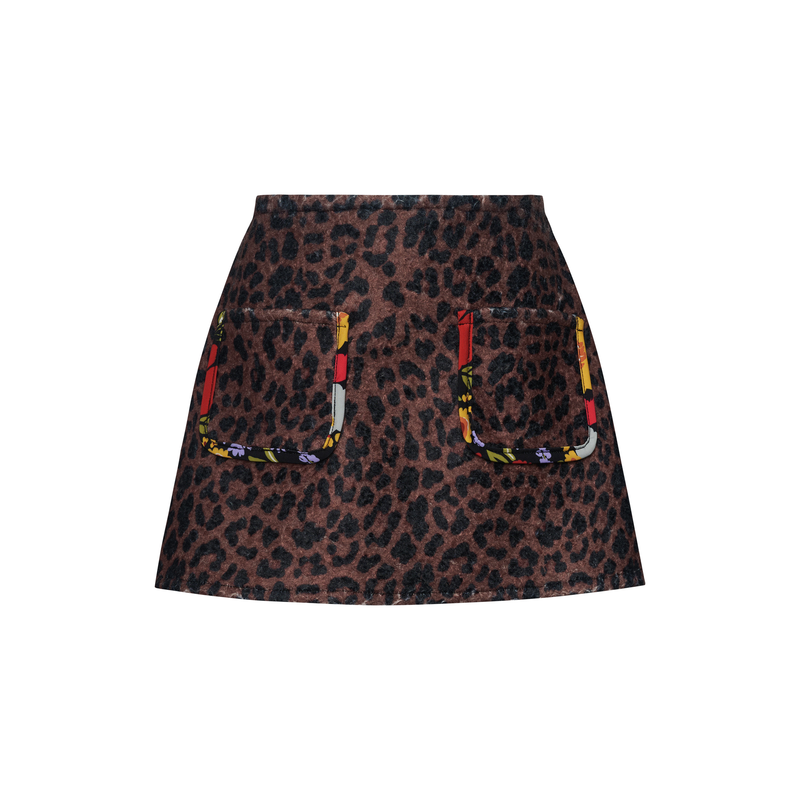 Product image: Tc dolce vita boucle leopard skirt kid-null