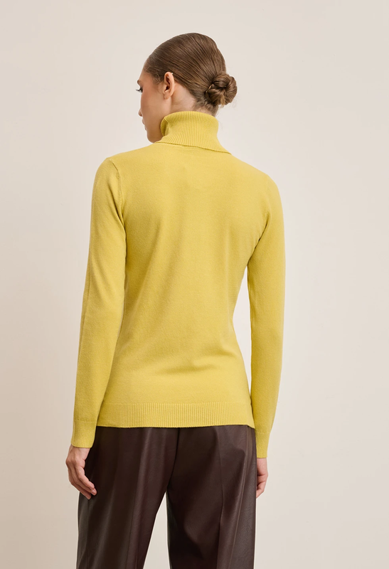 Turtleneck top by desiree - mustard yellow , one size-null
