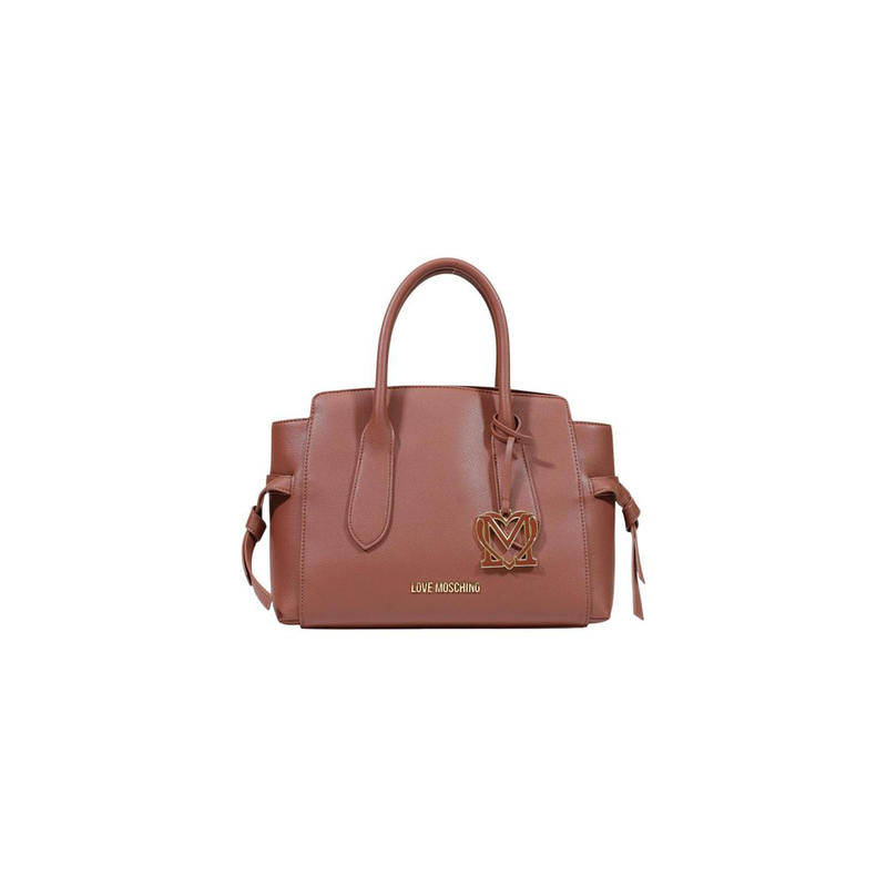 Brown polyethylene handbag-null
