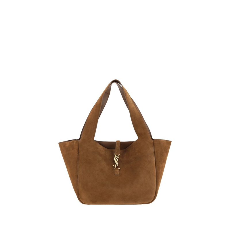 Brown calf leather bos taurus shoulder bag-null