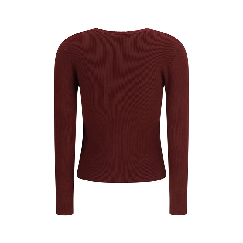 Bordeaux viscose cardigan-null