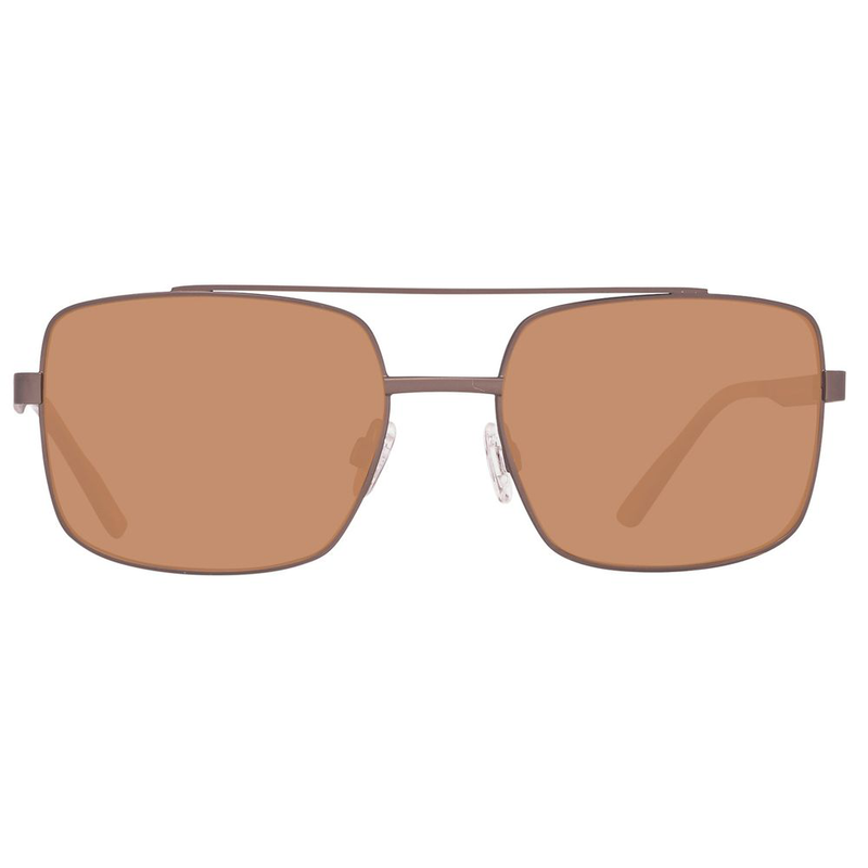 Brown metal sunglasses-null