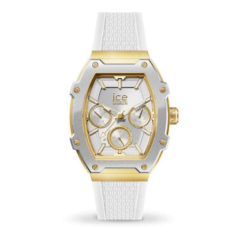 White synthetic dress watch-null