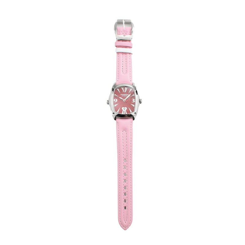 Multicolor leather dress watch-null