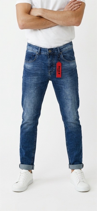 Back2jeans basic slim fit jeans-null
