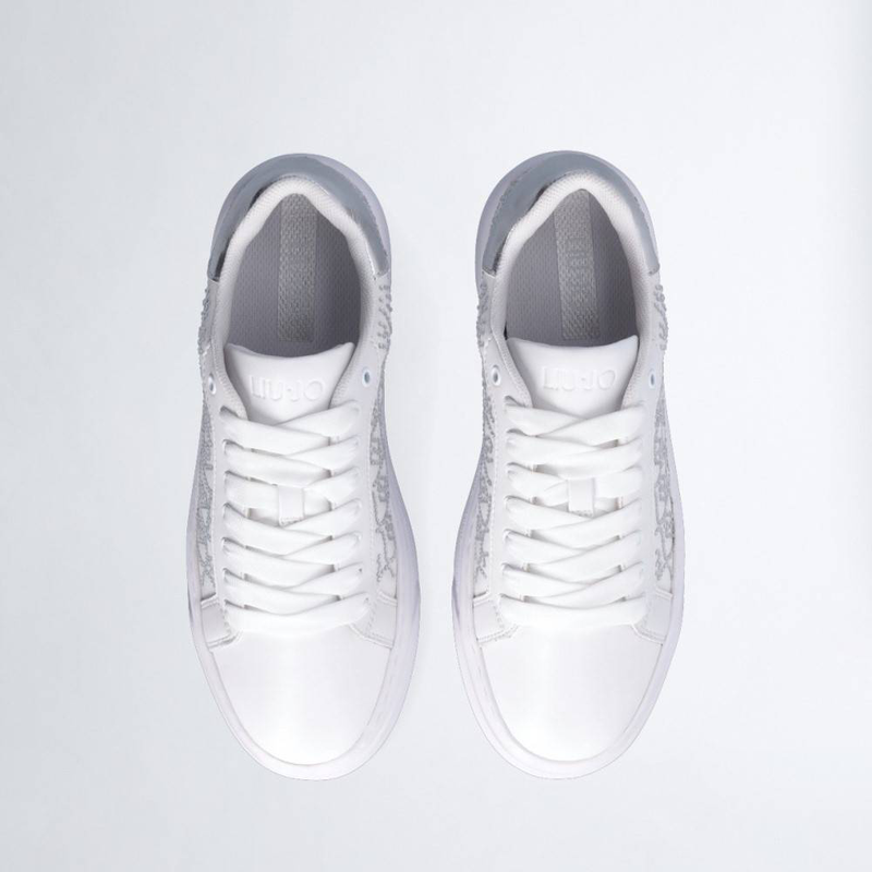 Product image: Cleo 12 - platform sneakers with rhinestone logo-null