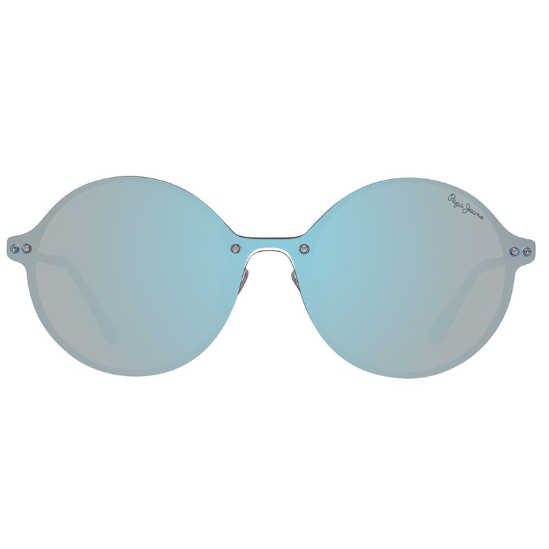 Blue metal sunglasses-null