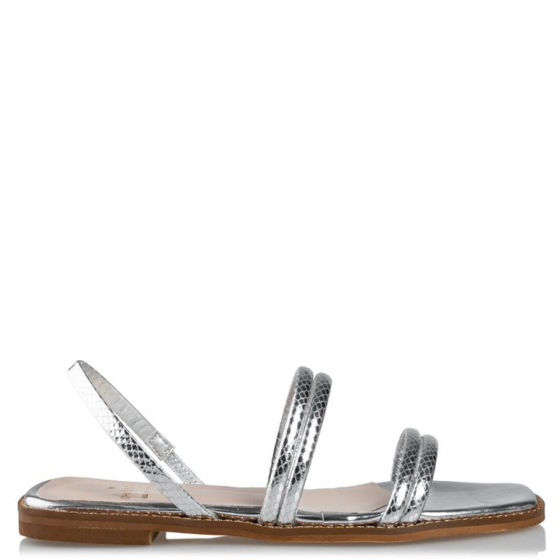 Voulez vous flat sandals , silver-null