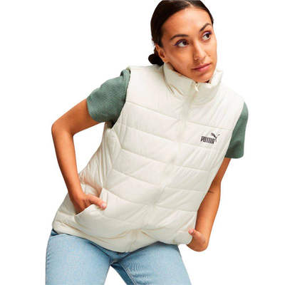 Essentials womens padded vest, Snow, medium