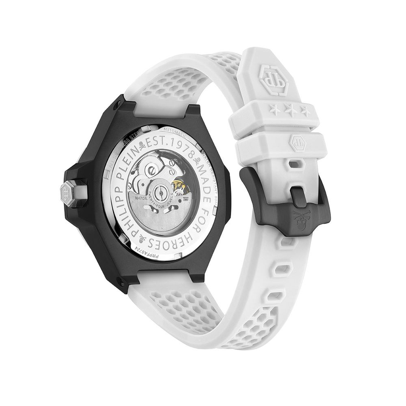 White synthetic sport watch-null