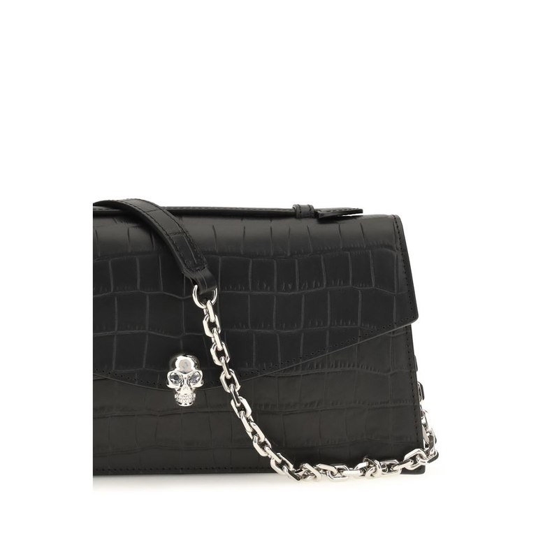 Black calf leather bos taurus handbag-null