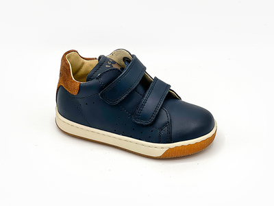 Naturino ankle boots leather anatomic boy nat27f, Navy, medium