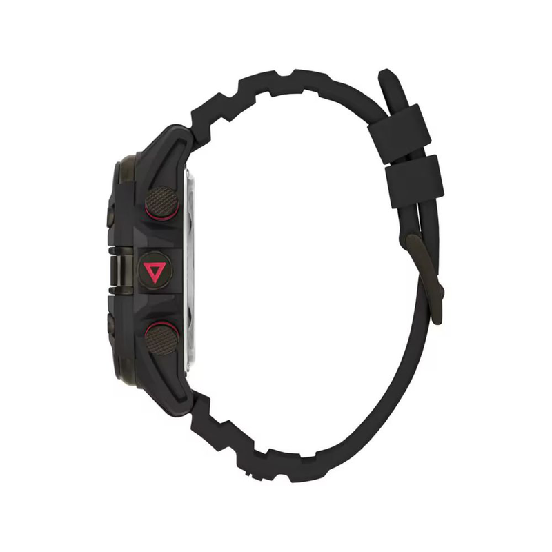 Black resin sport watch-null