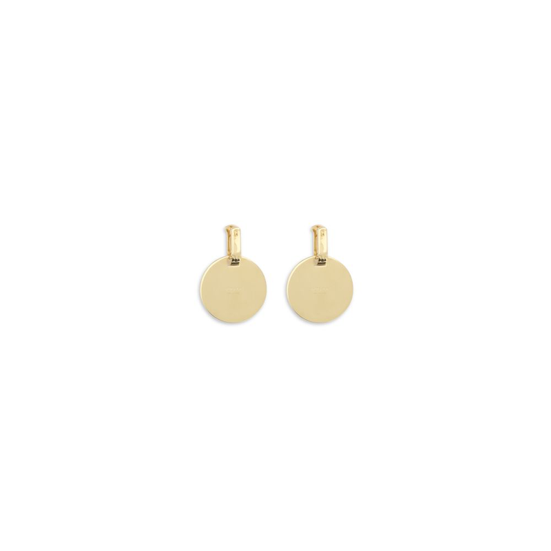 Gold brass earrings-null