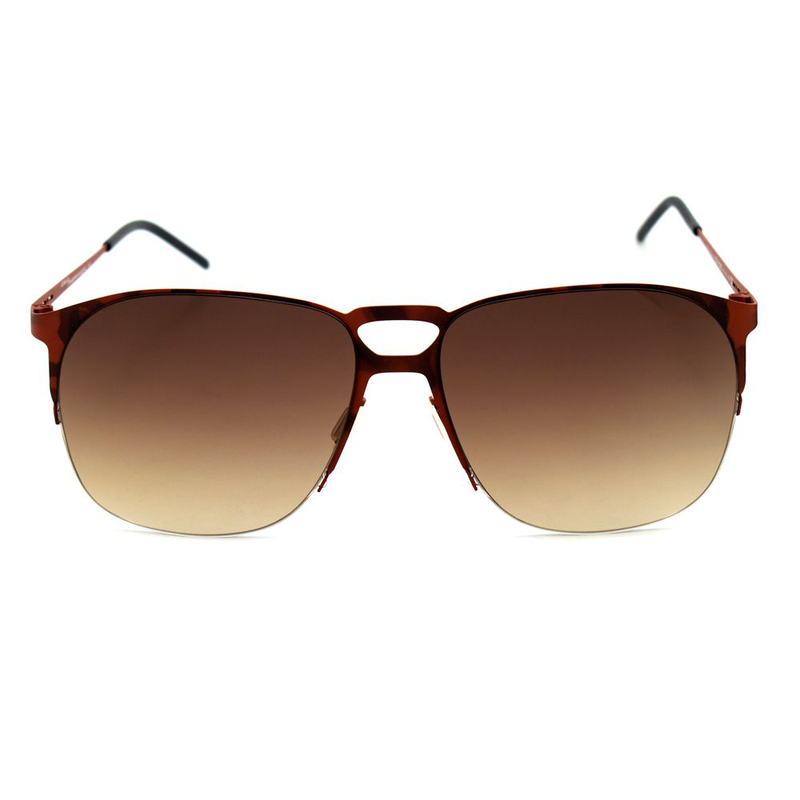 Brown metal sunglasses-null