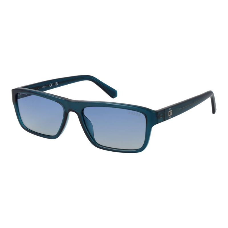 Blue plastic sunglasses-null