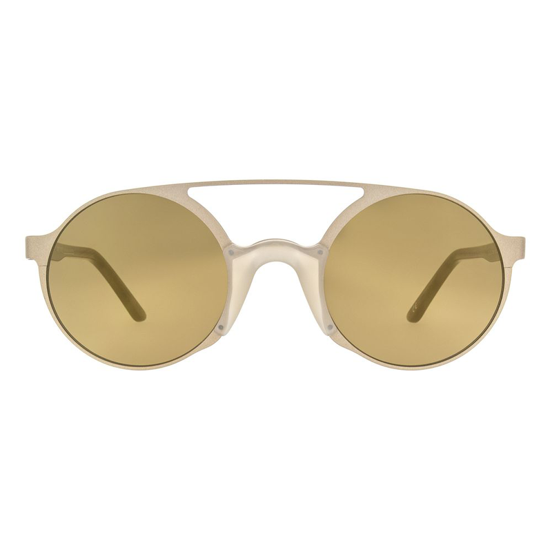 Gold metal sunglasses-null