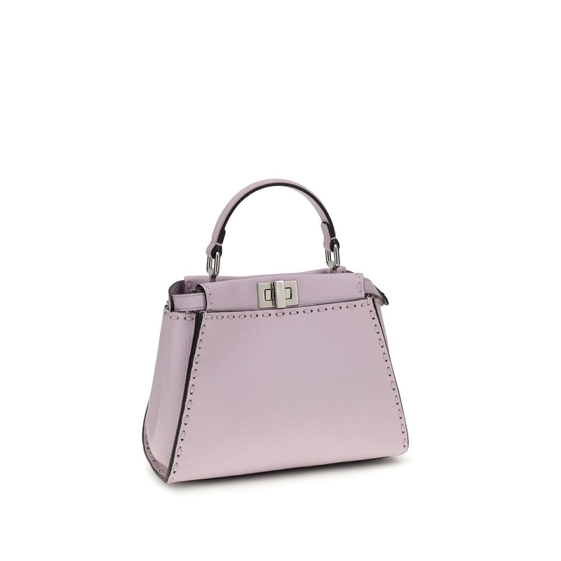 Purple calf leather bos taurus handbag-null