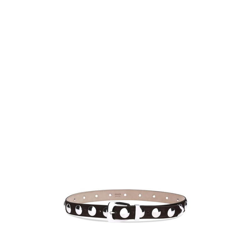 Brown calf leather bos taurus regular belt-null