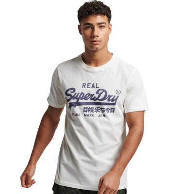 Vintage logo t-shirt, Ecru, medium