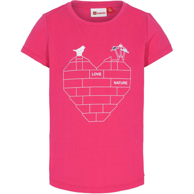 Girls nature love short sleeves t-shirt-null