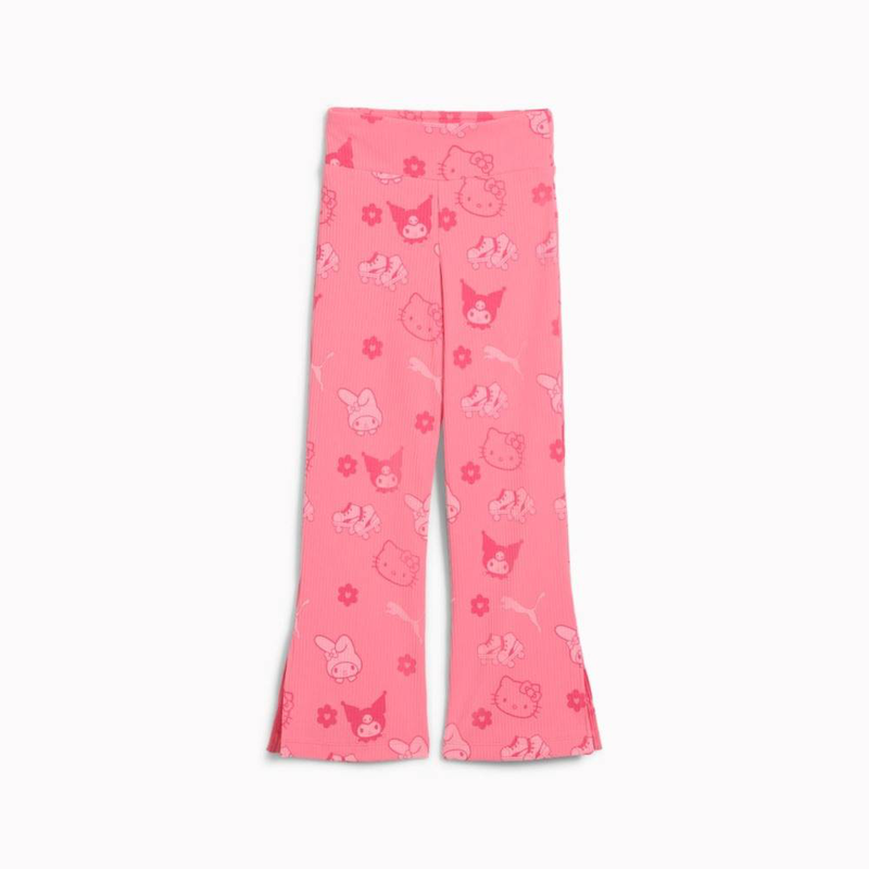 Product image: Puma x hello kitty & friends aop ribbed flared leggings-null