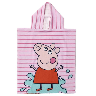Peppa pig polyester poncho 2200010141, Pink, medium