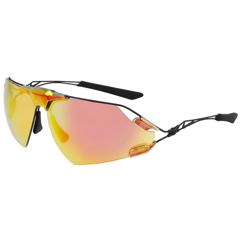 Orange titanium sunglasses-null