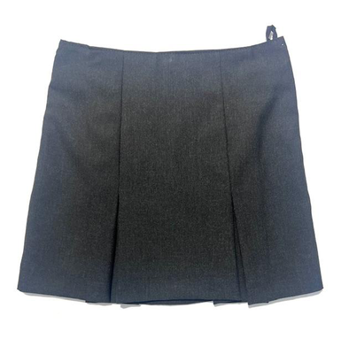 School skirts for girls elementary, Grey, medium