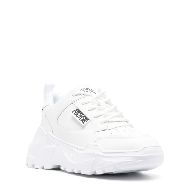 Chunky sole sneakers - white-null