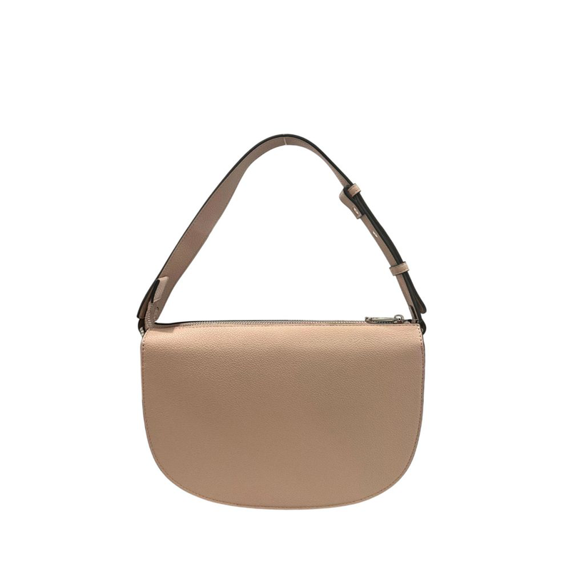 Pink pu women shoulder bag-null