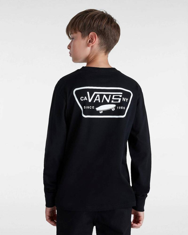 Vans boys full patch back ls top-null