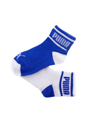 Puma 935479 puma baby wording sock 2p, Black/anthracite-black-volt, medium