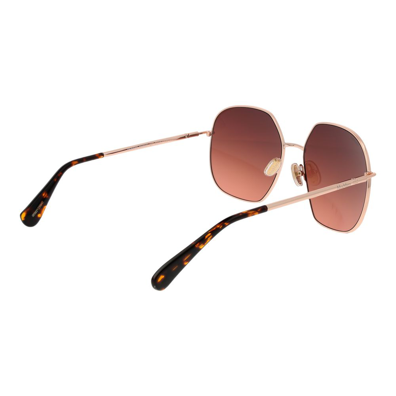 Rose gold metal sunglasses-null