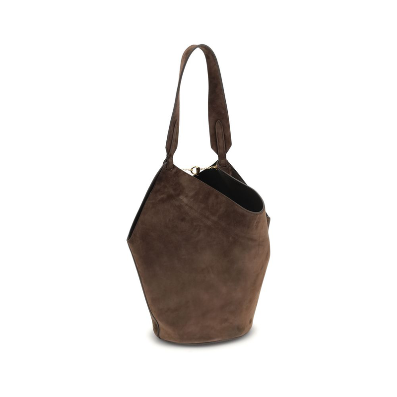 Brown calf leather bos taurus shoulder bag-null