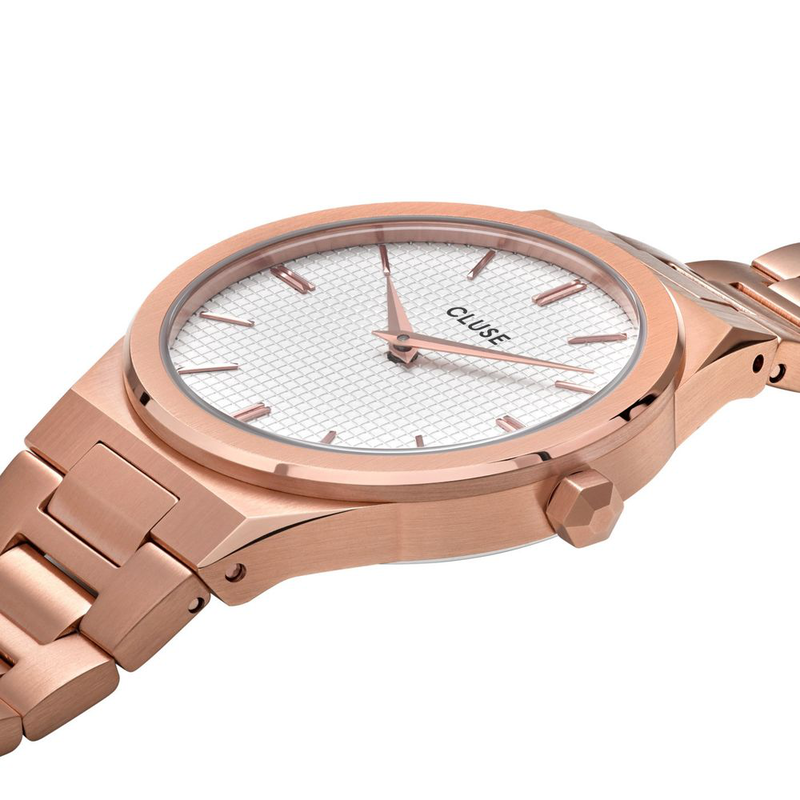 Multicolor stainless steel dress watch-null