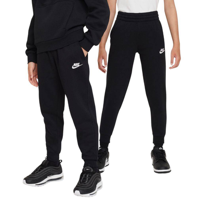 Kids nike sportswear club fleece jooger, Black / White, medium