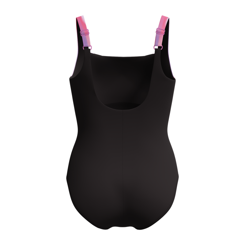 Speedo women's shaping lunalustre printed 1 piece-null