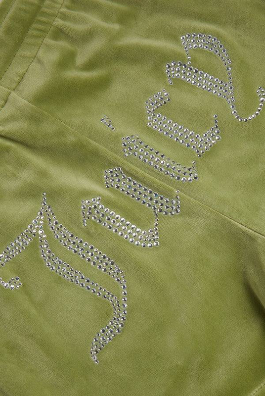 Juicy Couture tamia velour diamante track shorts-null